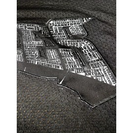 Men's Black Gray # 62 Rugby Shorts, Classic Letter Embroidery Design, Button Style Short Sleeved Breathable Shirt, Suitable For Training And Competition