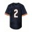 Men's Black # 2 American Football Jacket With Loose Embroidered Sports, Fashionable, Casual, Street Breathable Rugby Top
