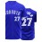 Men's Royal Blue Toronto #27 Baseball Shirt - Breathable Loose Fit V-Neck Embroidered Jersey, Button-Up Casual Sportswear for Outdoor Activities, Running & Daily Wear, All-Season Comfort, Sports Apparel, Sporty Design, Embroidered Detailing
