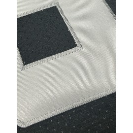 Men'S Black # 98 American Football Shirt Loose Embroidered Sports, Fashionable, Casual, Street Breathable Rugby Top