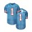 Men'S Moon Blue # 1 American Football Shirt Loose Embroidered Sports, Fashionable, Casual, Street Breathable Rugby Top