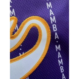 Men'S White Striped Purple # 8-24 Jersey Letter Embroidered Baseball Shirt, Fashionable And Casual, Street Breathable Short Sleeved Sports Shirt