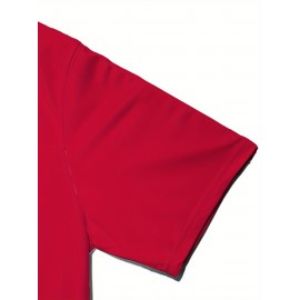 Women's Kansas City #15 Polyester Red Football Jersey, V-Neck Sports Shirt With Slight Stretch, Breathable Casual Knit Fabric For All Seasons, Loose Fit Adult & Teen, Fans Gift Women Youth