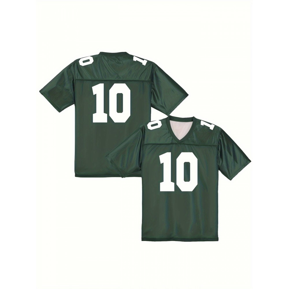 Large Size Women's Green Bay #10 Polyester Football Jersey, Women V-Neck Game Day Sports Shirt With Slight Stretch, Breathable Casual Knit Fabric For All Seasons, Loose Fit Adult & Teen, Fans Gift Women Youth, For Casual, Party, And Training Wear Large Size Women's Green Bay #10 Polyester Football Jersey, Women V-Neck Game Day Sports Shirt With Slight Stretch, Breathable Casual Knit Fabric For All Seasons, Loose Fit Adult & Teen, Fans Gift Women Youth, For Casual, Party, And Training Wear