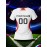 Women's V-Neck Soccer Jersey | Customizable Name & Number | Breathable Polyester | Quick-Dry, Moisture-Wicking | Multi-Color Design for Training and Casual Wear | Spring/Summer/Autumn Sports Apparel