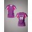 Customizable Women'S V-Neck Soccer Jersey - Pink with White & Purple Accents, Breathable & Quick-Dry, Perfect for Team Training & Fitness, Team Branding Apparel | Customizable Jersey | Comfortable Fit, Soccer Gear
