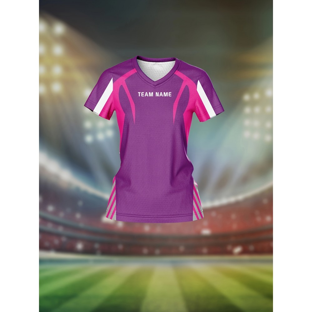 Customizable Women'S V-Neck Soccer Jersey - Pink with White & Purple Accents, Breathable & Quick-Dry, Perfect for Team Training & Fitness, Team Branding Apparel | Customizable Jersey | Comfortable Fit, Soccer Gear Customizable Women'S V-Neck Soccer Jersey - Pink with White & Purple Accents, Breathable & Quick-Dry, Perfect for Team Training & Fitness, Team Branding Apparel | Customizable Jersey | Comfortable Fit, Soccer Gear