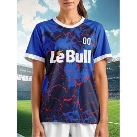 Custom Women'S Plus-Size Soccer Jerseys with Personalized Names And Numbers, Designed for Comfort And Lightweight Use in Sports And Leisure, Suitable for Baseball.