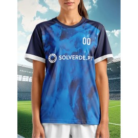 Custom Women'S Plus-Size Soccer Jerseys with Personalized Names And Numbers, Designed for Comfort And Lightweight Use in Sports And Leisure, Suitable for Baseball.