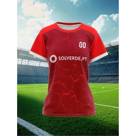 Custom Women'S Plus-Size Soccer Jerseys with Personalized Names And Numbers, Designed for Comfort And Lightweight Use in Sports And Leisure, Suitable for Baseball.