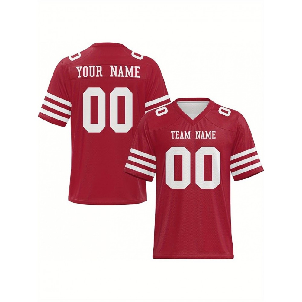 Personalized Football jersey Custom Football jersey Printed T-shirts Customize your favorite team and number, Everyday personalized hip-hop short-sleeved shirts, button- shirts Personalized Football jersey Custom Football jersey Printed T-shirts Customize your favorite team and number, Everyday personalized hip-hop short-sleeved shirts, button- shirts
